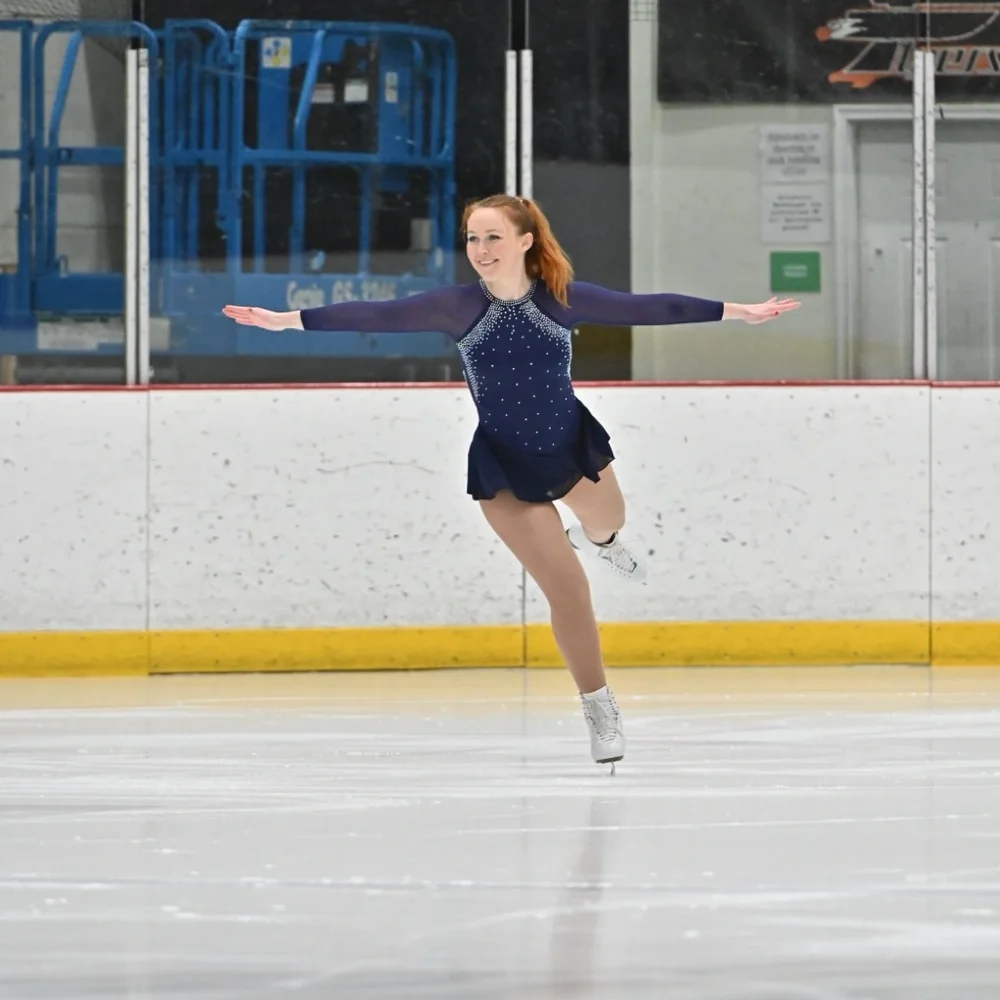 Adult Figure Skating Dress - Picture 2 of 3